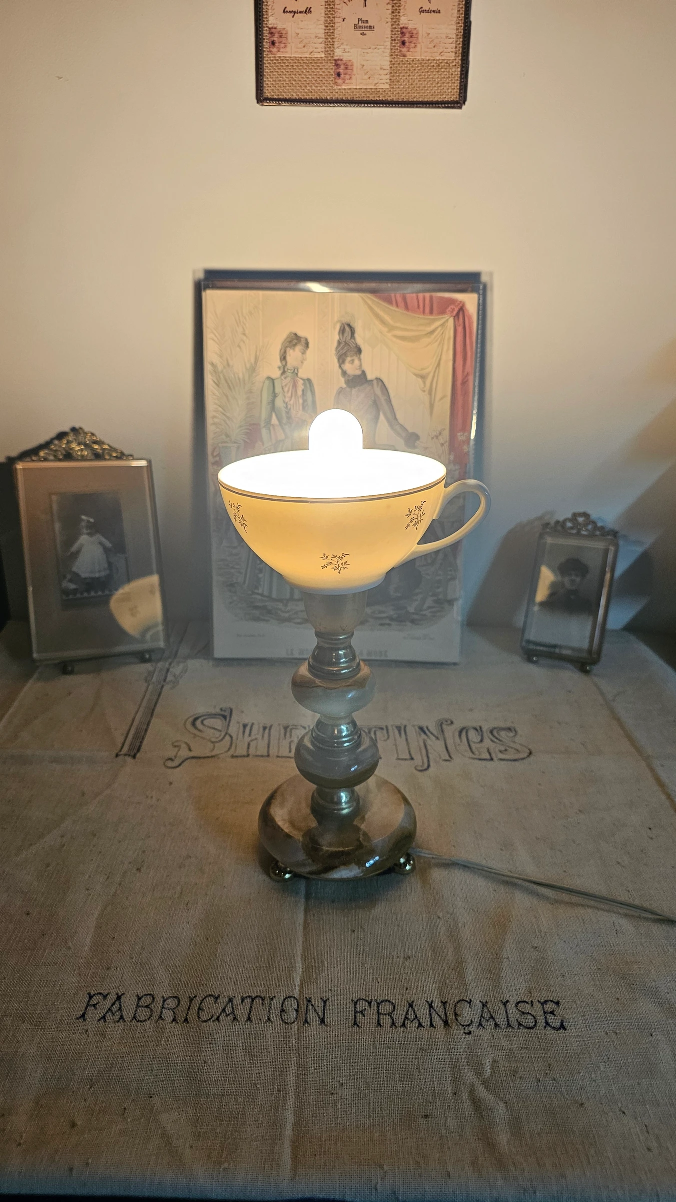Lampe vintage et unique